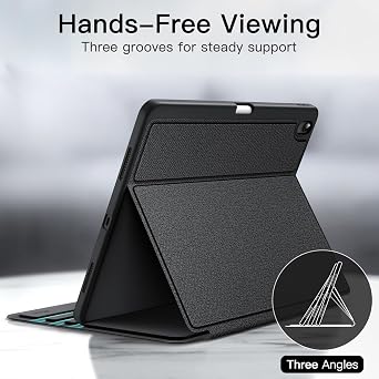 JETech Folio Case for iPad Air 13 M4/M3/M2, Black