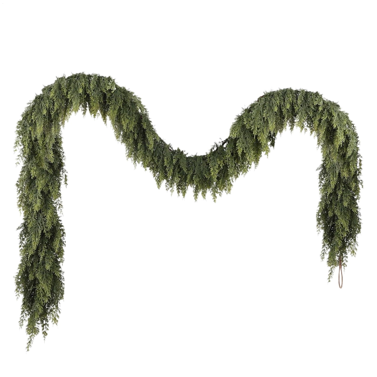 Guirlande de pin réaliste et verdure de Noël pour le porche