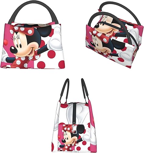 Miniatura 6 de Lonchera de dibujos animados para mujer, reutilizable, aislada, para oficina, trabajo, picnic, senderismo