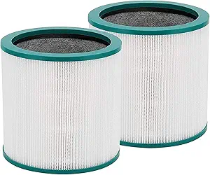 TP01 HEPA Filter Replacement Compatible Only with Dyson Tower Purifier Pure Cool Link TP01, TP02, TP03, AM11, BP01 Models, Replace Part 968126-03 – NOT for HP or DP Series (2 Pack)