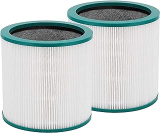 TP01 HEPA Filter Replacement Compatible with Dyson Tower Purifier Pure Cool Link TP01, TP02, TP03, AM11, BP01 Models, Compare to Part # 968126-03 (Pack of 2)