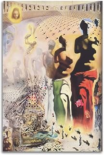OdDdot Salvador Dali Painter's Artwork - (The Hallucinogenic Toreador) Printing Posters Wall Art Scroll Canvas Painting Picture Living Room Decor Home 08x12inch(20x30cm)