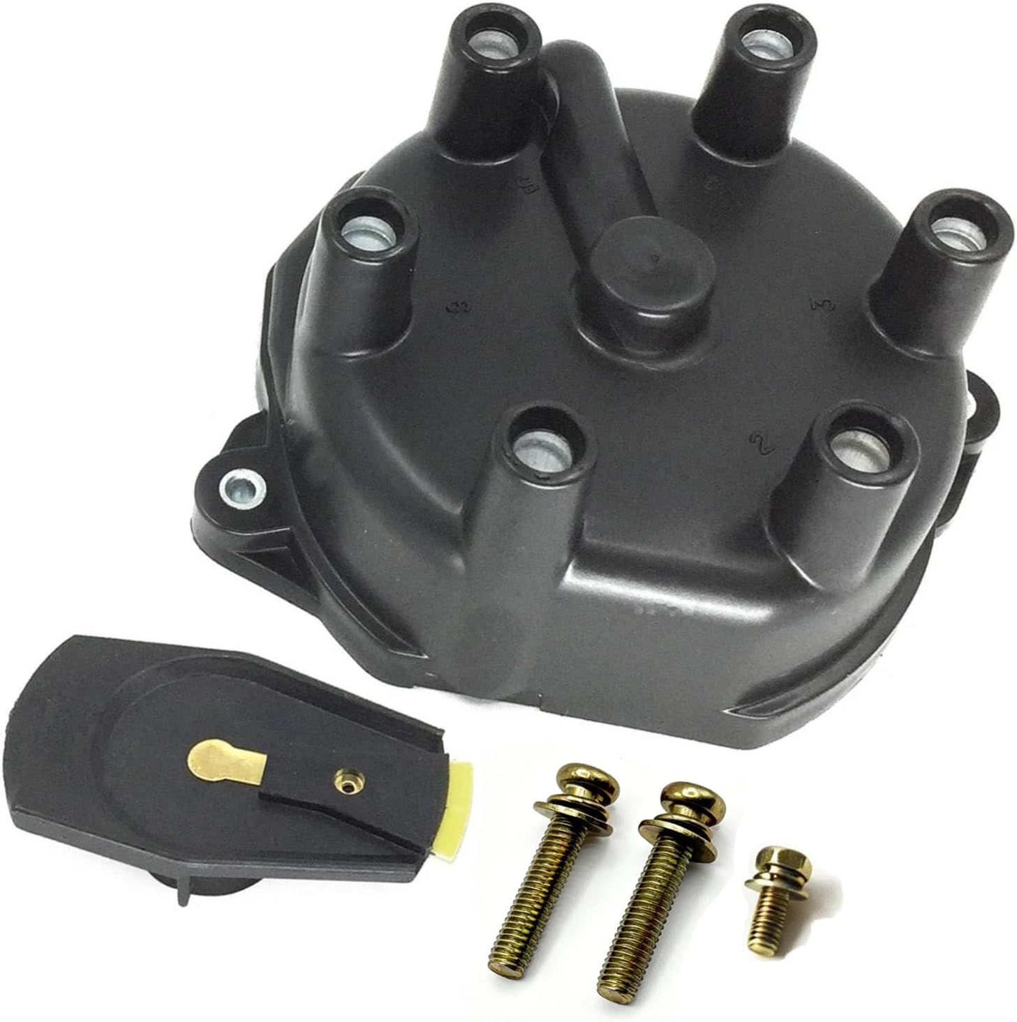Ignition Distributor Cap & Rotor Kit for Nissan Pathfinder Quest Xterra Frontier 1999-2004 for Mercury Villager 1996-2000 22157-1W600 22162-0W000
