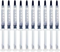 Bright White Smiles 44% Carbamide Peroxide Teeth Whitening Gel Refill Kit - 10 Syringes for Fast Professional Results at Home