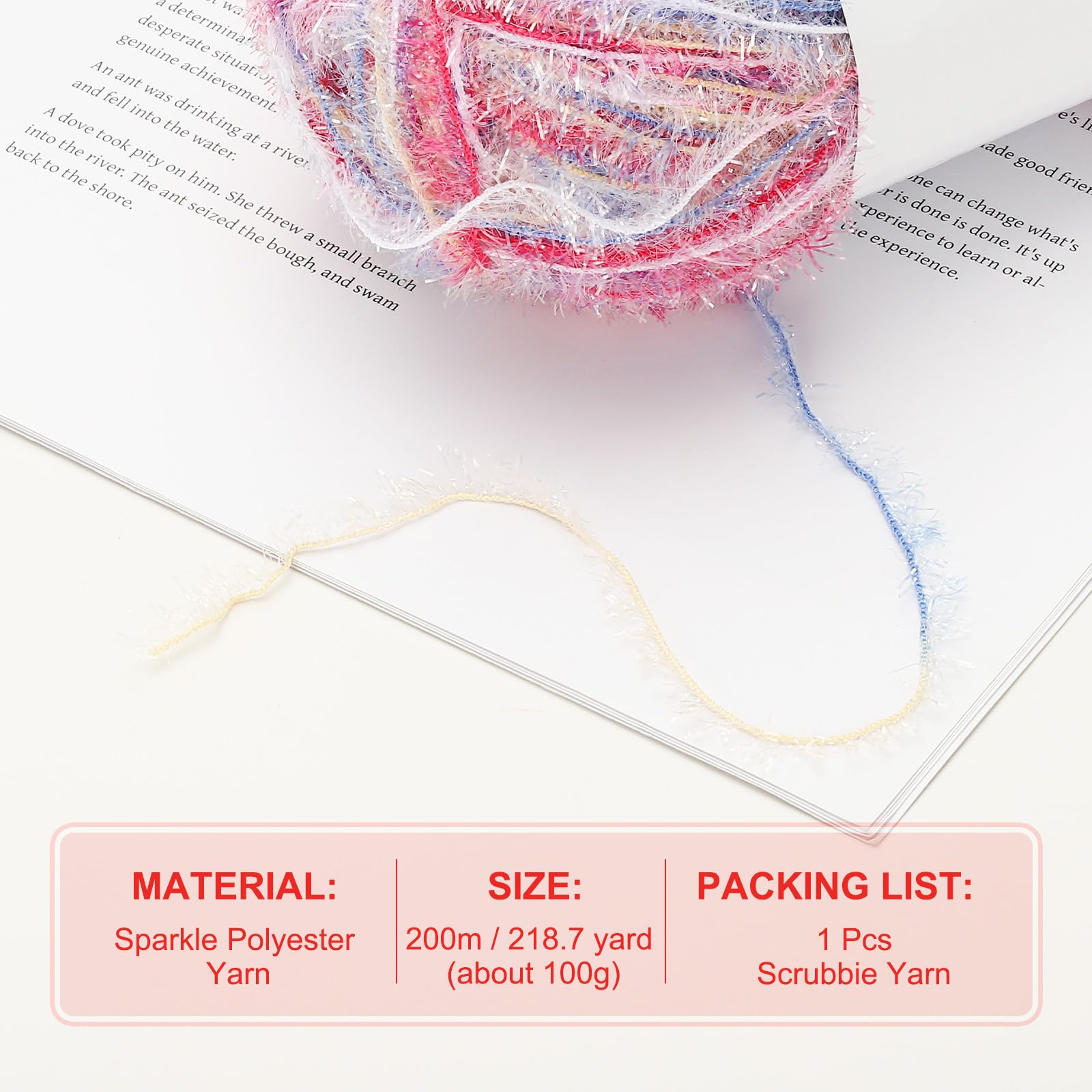 PATIKIL 218 Yard Scrubbie Yarn - Image 2