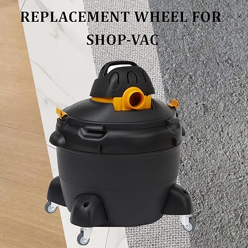 Miniatura 6 de Rueda giratoria de 2 pulgadas, rueda de goma de 716 pulgadas de diámetro, ruedas de repuesto de caucho termoplástico TPR para Weber Grill Shop Vac -