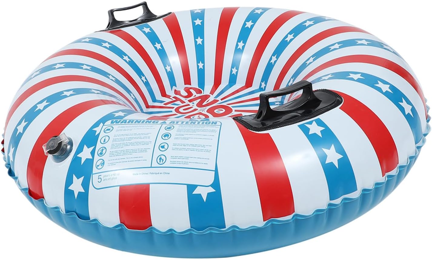 PVC Inflatable Snow Sled for Children and Adults, Blue