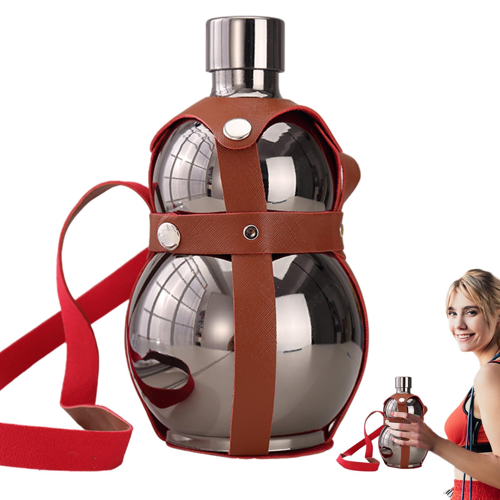 Botella de agua deportiva para camping y rutas en bicicleta de montaña