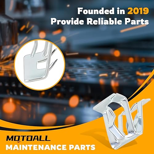 Miniatura 6 de MOTOALL 25 clips de moldura interior GM 15748479 1/2 "x 5/8" para automóviles y camiones GM 1994-2017