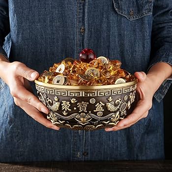 銅細工 聚宝盆 置物 招米 聚米 大盆 工芸品 装飾品 美術品 銅細工 聚宝盆 置物 招米 聚米 大盆 工芸品 装飾品 美術品
