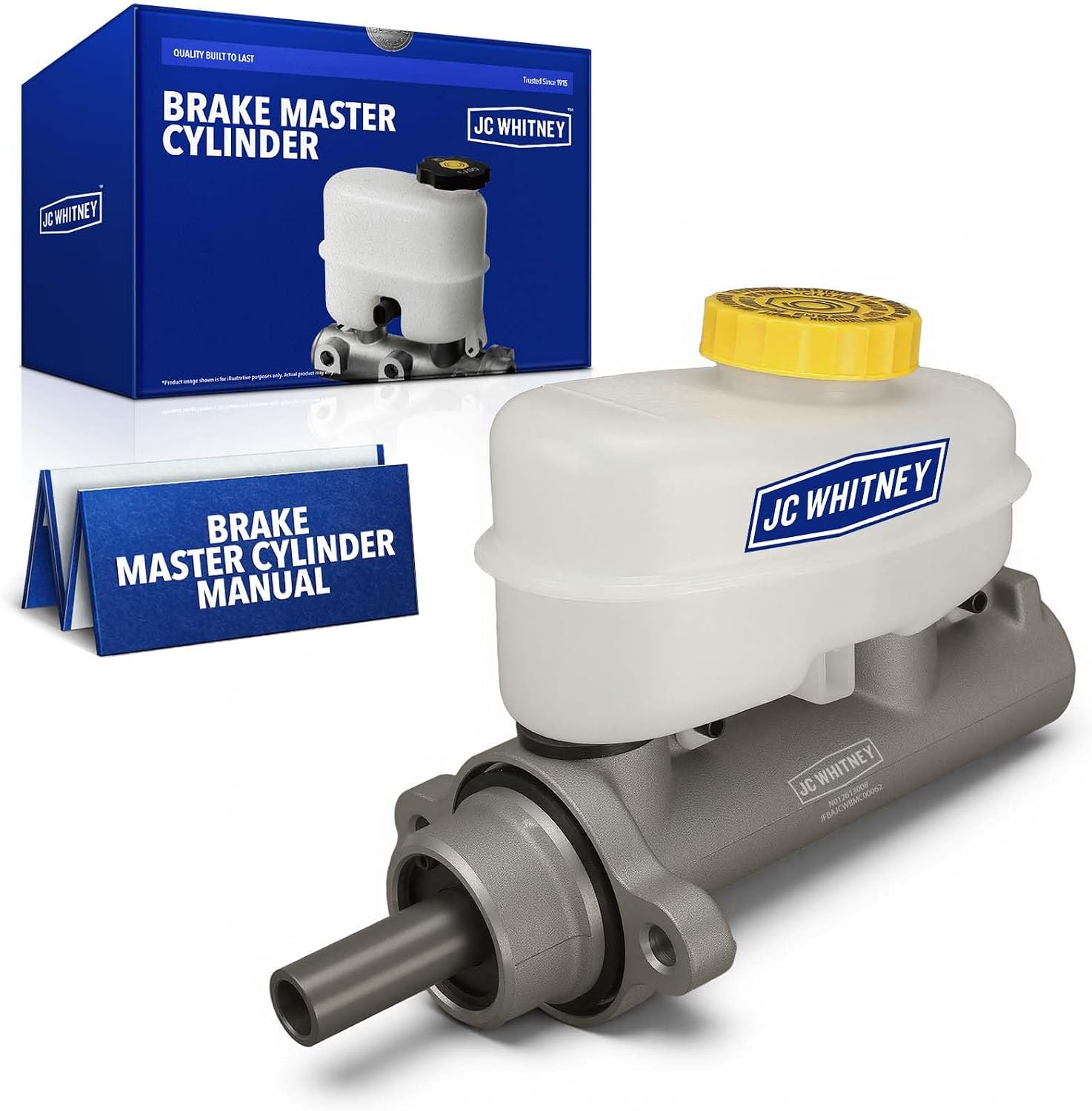 JC Whitney JFBAJCWBMC00062 Brake Master Cylinder - Compatible with Jeep Grand Cherokee 1995-1998, Cherokee 1995-2001, Chrysler Prowler 2002, Plymouth Prowler 1997&1999-2001 - Bore: 1 inches