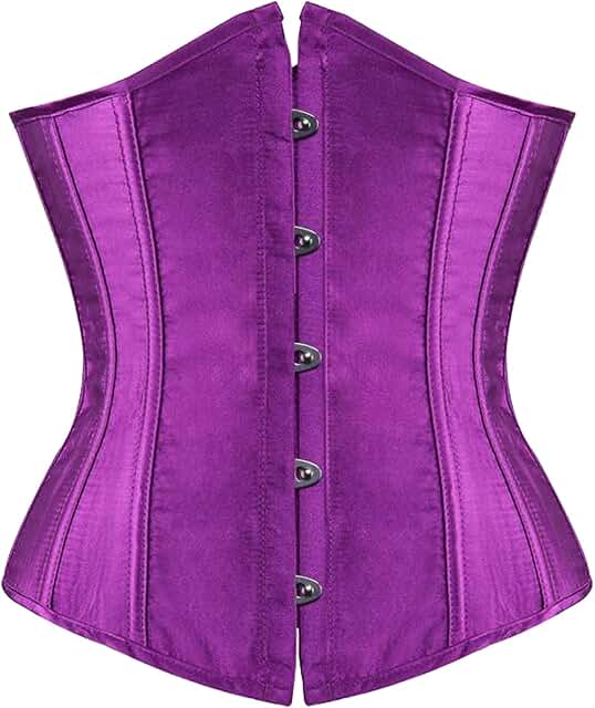 Amazon.co.uk purple corset top