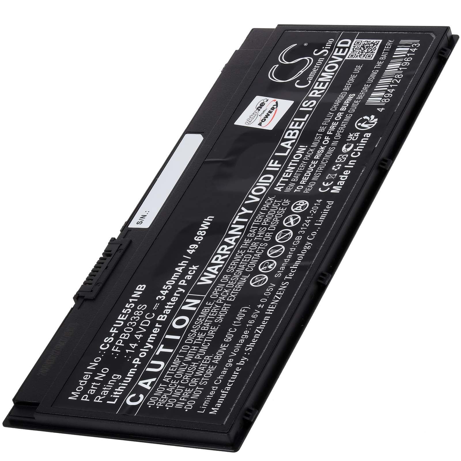 Batteria per laptop Fujitsu Lifebook E449-E4490M470SGB, 14,4 V, ioni di litio