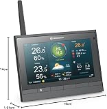 Centrale météo BRESSER MeteoChamp HD LED WiFi 7-en-1, gris - 9