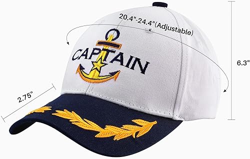 Miniatura 2 de Funny World Captain Hat Sailor Costume Boat Yacht Accessories Set