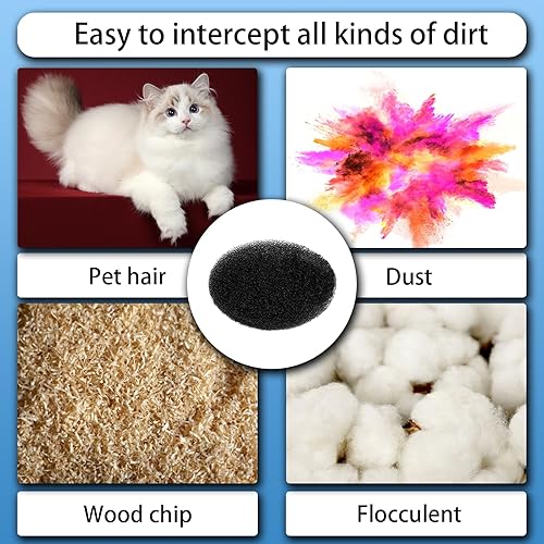 Miniatura 7 de Paquete de 4 filtros de espuma compatibles con aspiradoras inalámbricas Makita XLC02RB1W, XLC02ZB