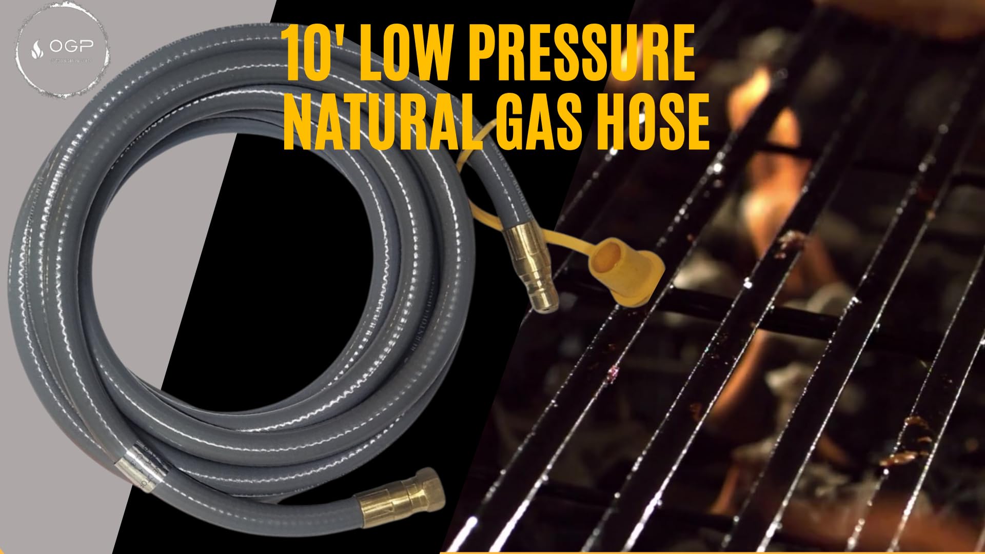 Niestandardowy zestaw do konwersji propanu na gaz ziemny pasuje do Weber Genesis II 330/335 - regulator NG - ręcznie wiercone otwory mosiężne - wąż 10 stóp - przekształć swój grill z LP na gaz ziemny