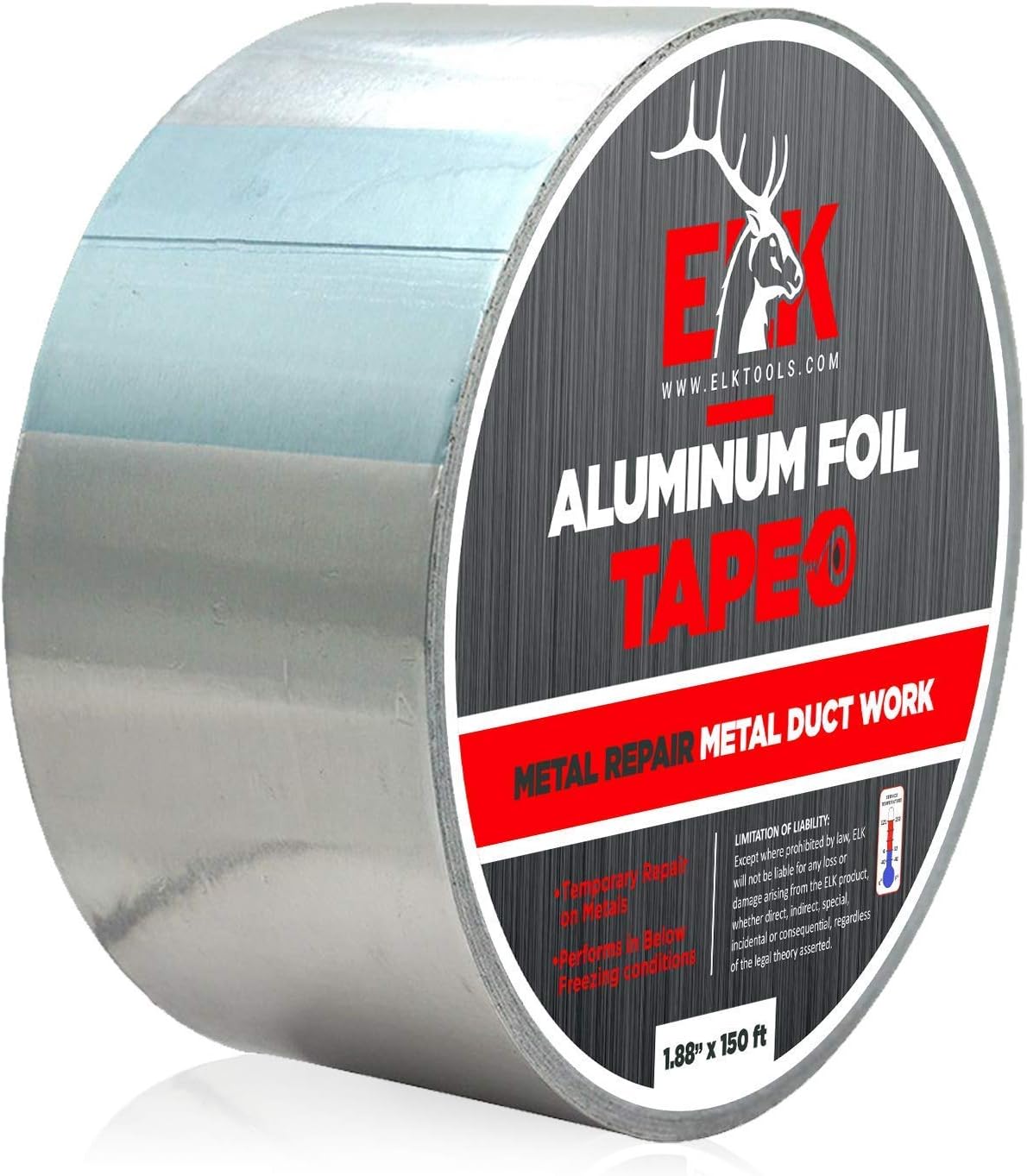ELK Aluminum Foil Tape for Metal Repair, Air Ducts