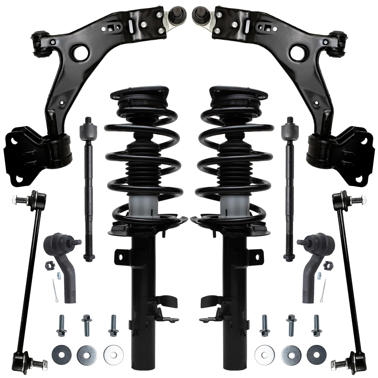 Detroit Axle - 10pc Front End Suspension Kit for 2014-2018 Ford Escape
