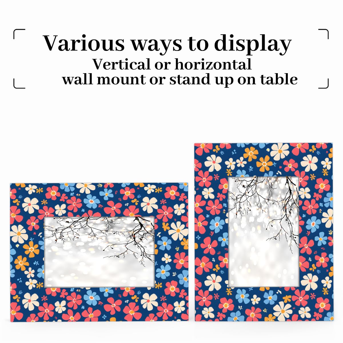 Amazon.com - Colorful Cute Daisy Flowers Print Picture Frame 4 by6