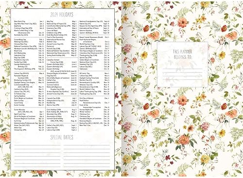 Miniatura 6 de LANG Watercolor Seasons - Agenda mensual 2024 (24991012124)