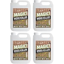 Liquipak Magic Weed Killer 4 x 5 Litres - Glyphosate-Free, Fast-Acting Formula, Safe for Pets & Children Once Dry, Ready-to-Use Weed Control for Patios, Paths, Driveways & More - Includes Hose Trigger
