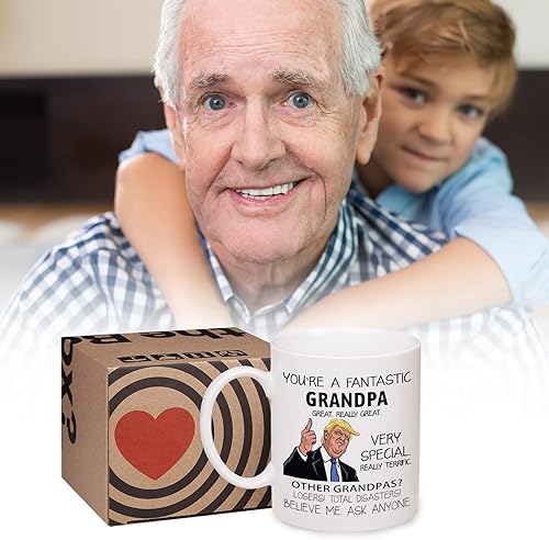 Miniatura 2 de Taza de café para abuelo divertida taza de café para abuelo eres un abuelo fantástico regalos de cumpleaños Acción de Gracias Navidad jubilación