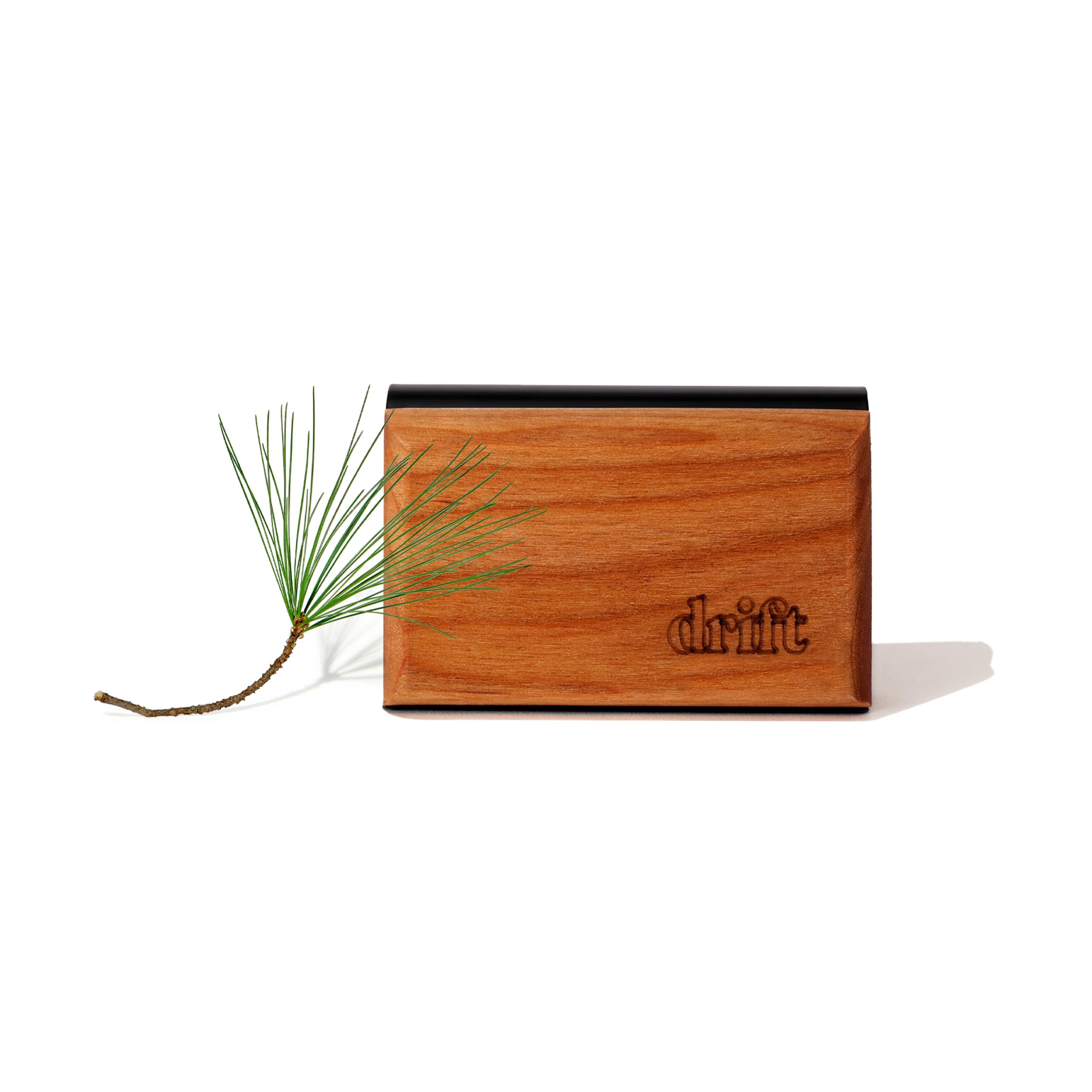 Warm, natural wood grain finish