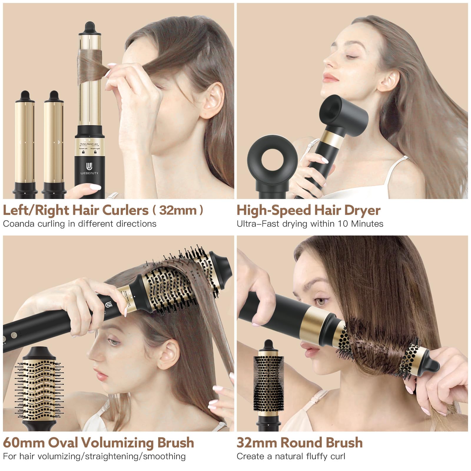 Hair Dryer Brush Webeauty In Professional Hot Air Desertcart