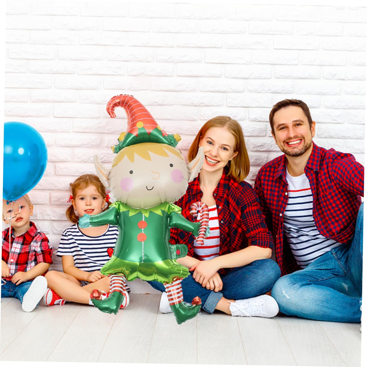 Ciieeo 50pezzi Palloncini Natalizi in Laminato Decorazioni per Feste di Natale Accessori per Palloncini per Eventi Festivi