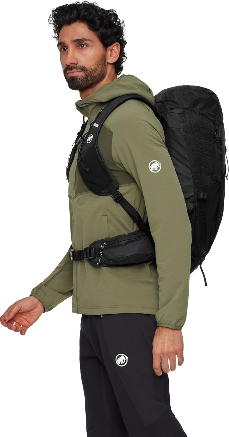 Mammut Ducan 26 – Unisex Outdoor Backpack for Hiking, Running, and Everyday Adventures, Black, 26L - Image 3