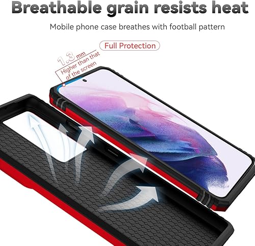 Miniatura 7 de Funda para Galaxy S21 Ultra, Samsung S21 Ultra SM-G998U con protector de pantalla de vidrio templado y cubierta de cámara deslizante, anillo