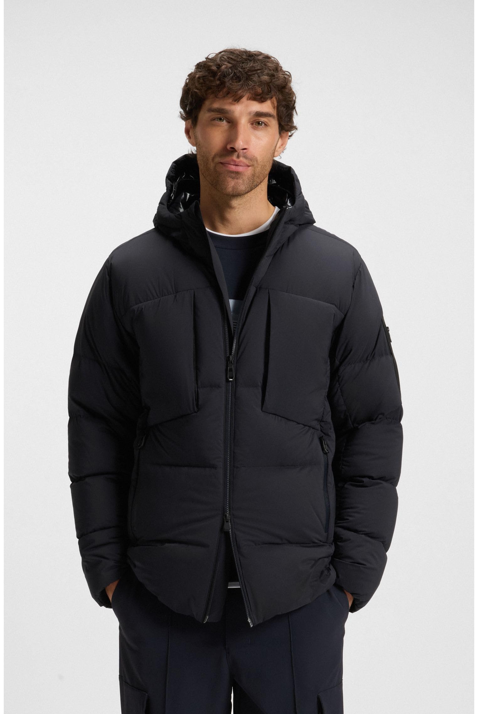 BOSS Herren Ow_riplite Puffer Hd Parka