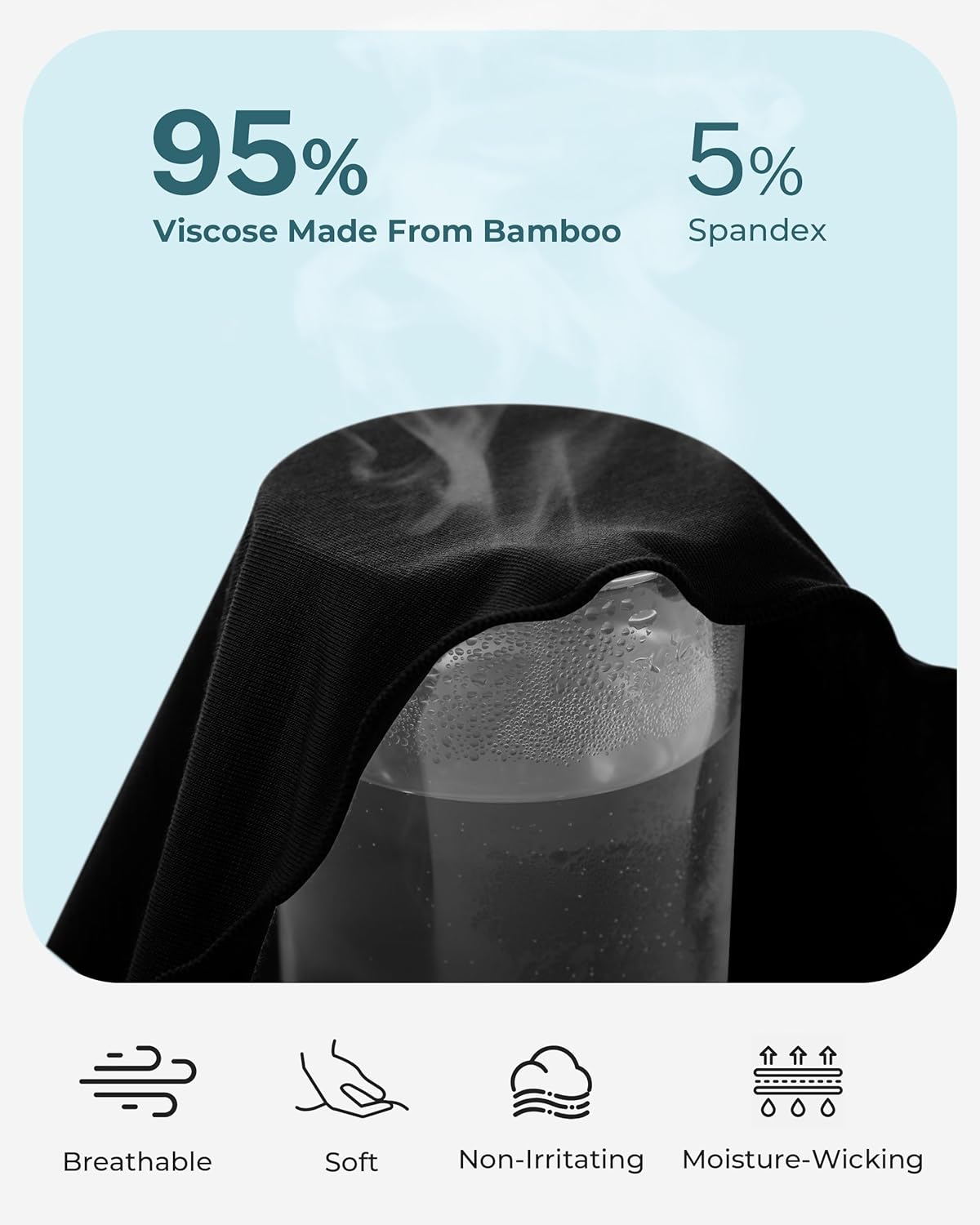 BAMBOO COOL Women's Pajama Sets Lace Trim PJ Set with Shorts Sexy Ruffles Sleepwear for Women - Image 4