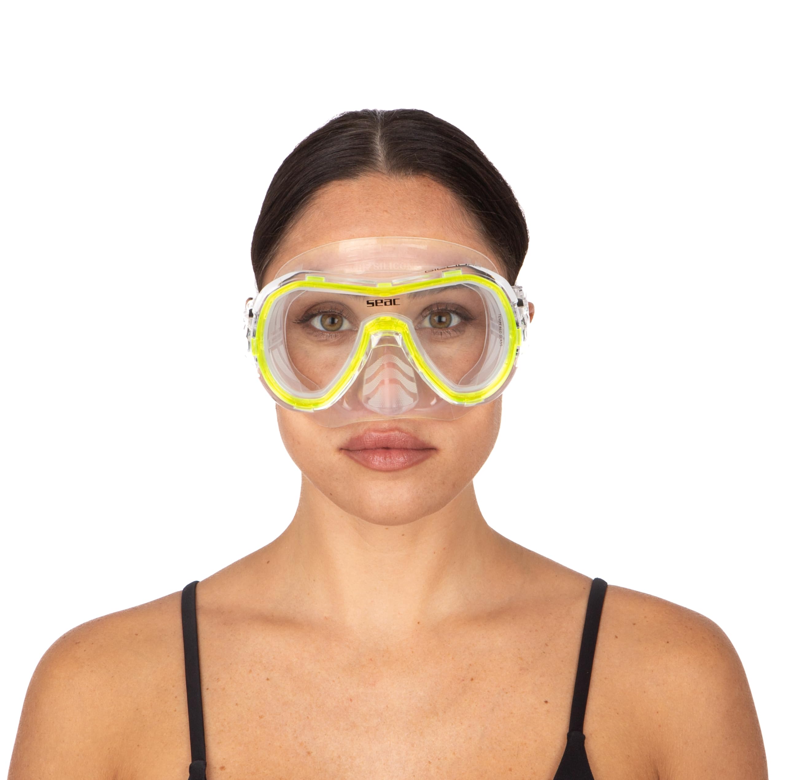 Seac Set Giglio, Set Snorkeling con Maschera Subacquea e Snorkel con Valvola di Spurgo Acqua per Adulti e Ragazzi