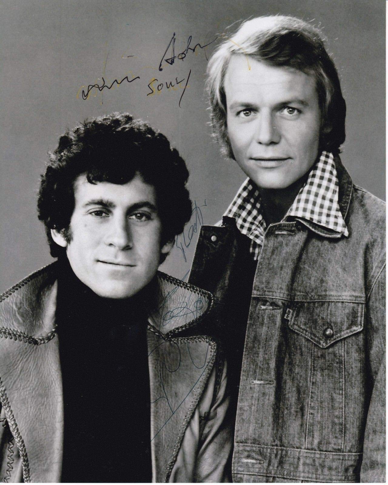 HWC Trading Stampa A4 Con Autografo Di Paul Michael Glaser E David Soul (Starsky & Hutch), Quadro Per Fan Della Serie TV, Non Incorniciato, Regalo Da Collezione