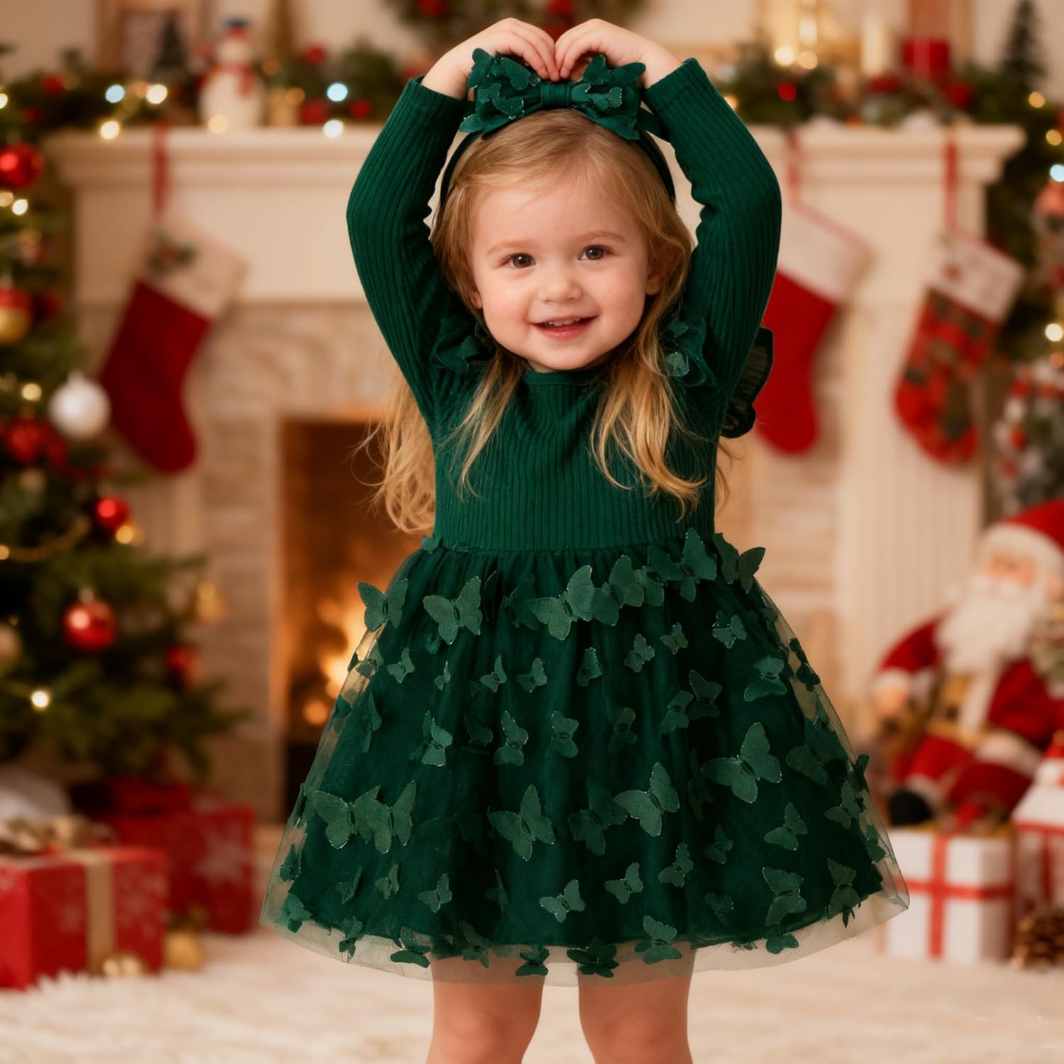 3-24M Infant Long Sleeve Bodysuit Dress Baby Romper Tutu Dresses Toddler Knit Tulle Skirt Birthday Outfits - Image 2