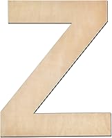 Vista 41 de Letra K de madera de 12 pulgadas, letra K de madera grande sin terminar de 1/4 de pulgada de grosor para decoración de pared del hogar, manualidades