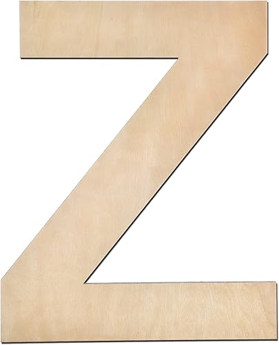 Vista 202 de Letra S de madera de 12 pulgadas, letra S de madera sin terminar de 1/4 de pulgada de grosor para decoración de pared del hogar, manualidades