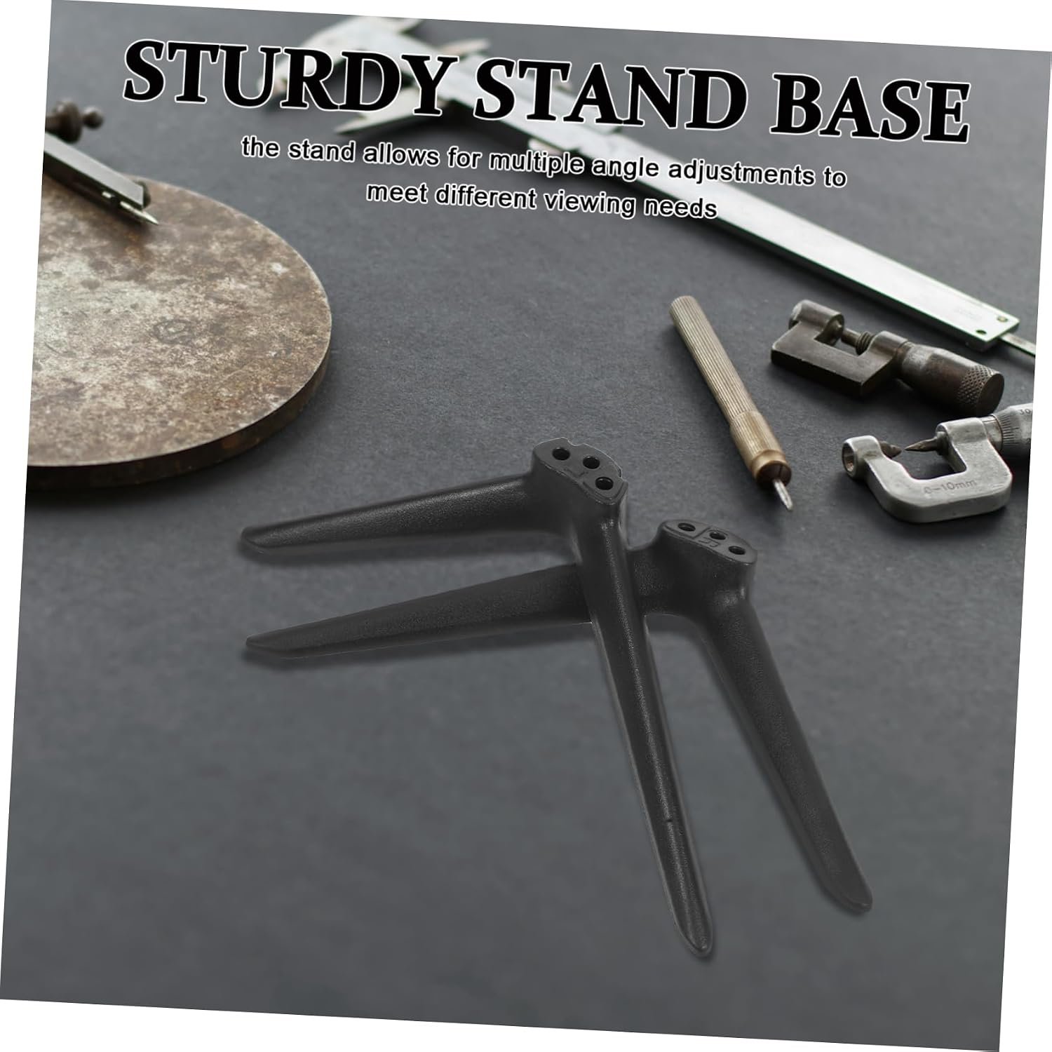 MERRYHAPY 1pair Tv Stand Base Heavy-Duty Support Legs for Tabletop Tvs Stable Replacement Holder Elegant Design for Use Compatible Various Models
