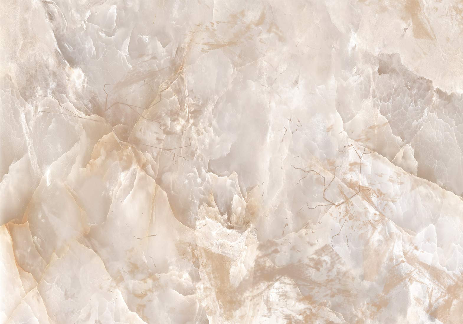 murando - Carta da Parati Adesiva Pietra 392x280 cm Fotomurali Adesivi Murali Rivestimento Parete Moderna per Pareti Adesiva Muro Decorativo Fotomurale Soggiorno Marmo Astratto Effetto 3D beige