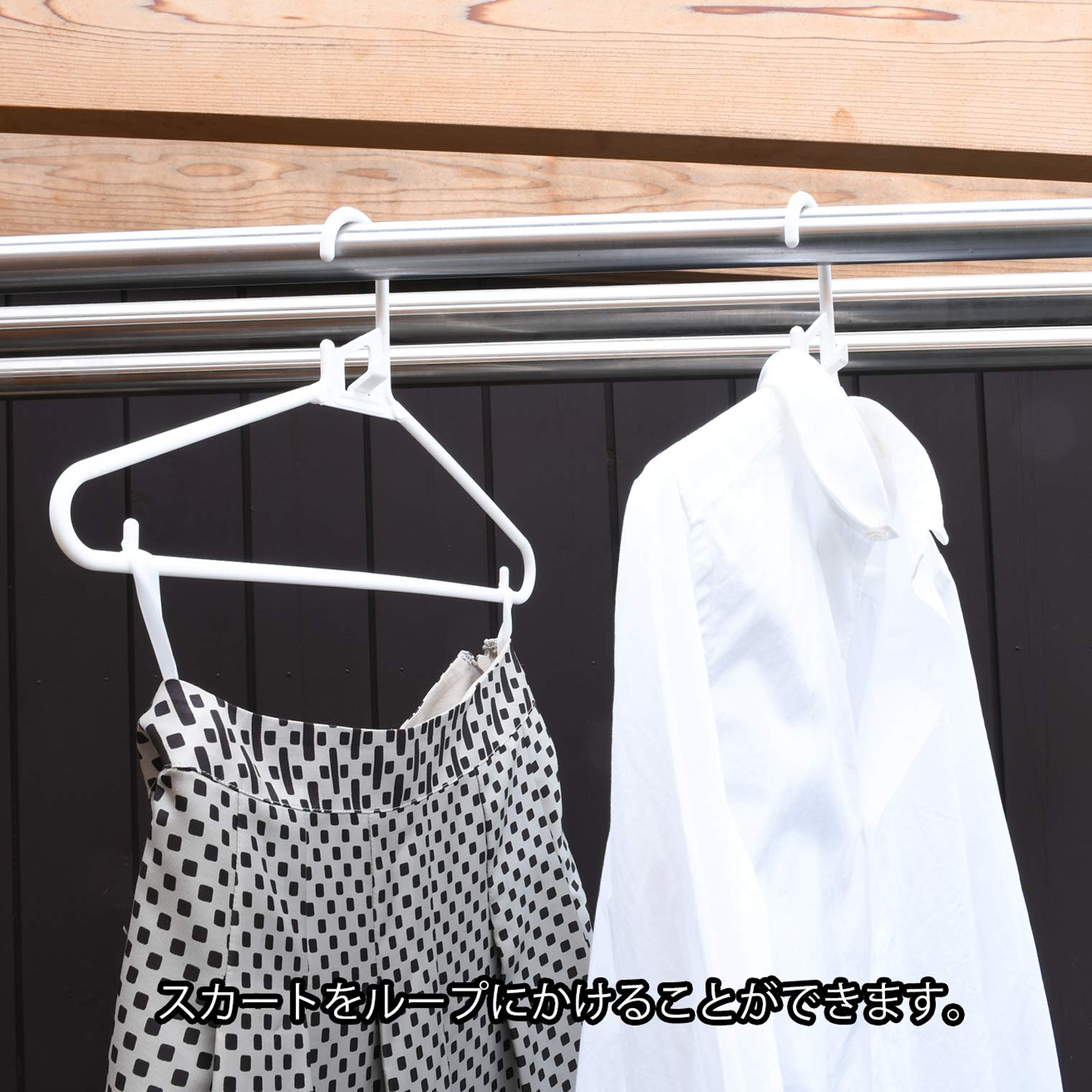 Amazon.co.jp : サワフジ 洋服ハンガー DIRECT クイックハンガーM-5P