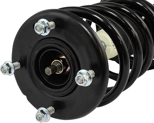 Miniatura 1047 de TRQ Kit de suspensión delantera, conjunto de amortiguadores y resortes, barra estabilizadora, enlace estabilizador compatible con Chevrolet