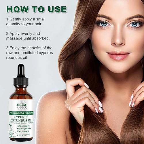 Miniatura 6 de Aceite Cyperus Rotundus para depilación, aceite de Chipre 100% natural, fórmula orgánica recomendada, reduce el crecimiento del cabello, alivia la