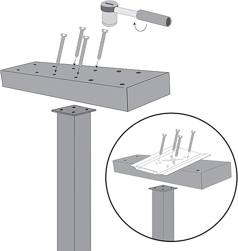 Vista 15 de Mail Boss 7139 Barra esparcidora de caja para aplicaciones de tres buzones, 3, blanco alpino Blanco (Alpine White)