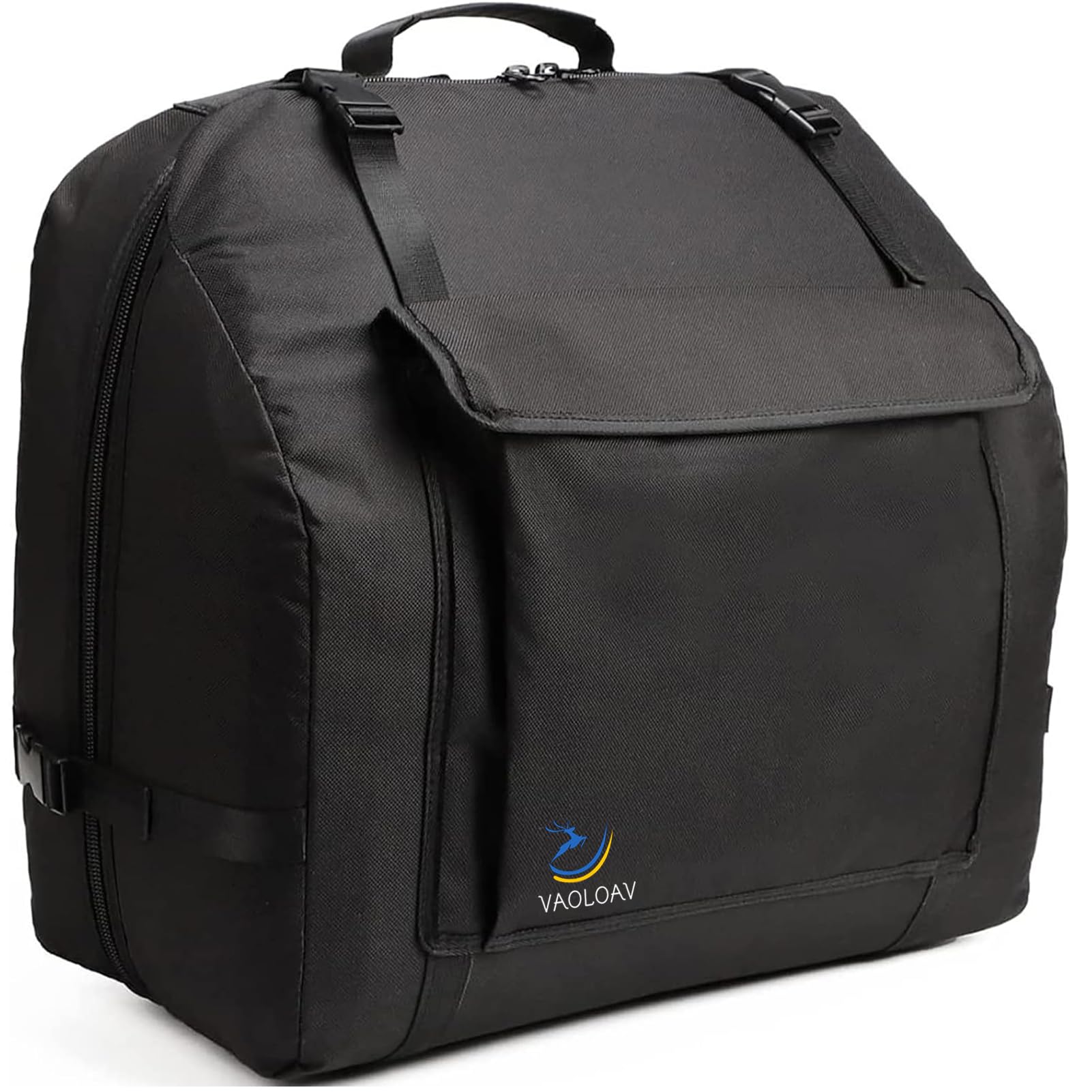 Borsa A Fisarmonica Per 120 Talla Grande Bassi Con Tracolla Regolabile + Scomparti Aggiuntivi, Custodia Protettiva Morbida