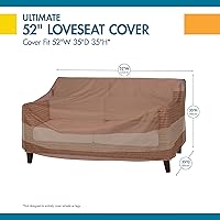 Vista 3 de Duck Covers Ultimate Funda impermeable para sofá de dos plazas de patio, 52 pulgadas