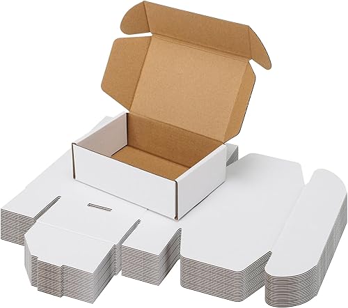 Miniatura 40 de PHAREGE Cajas de envío de 11 x 8 x 2 pulgadas a granel, paquete de 25 cajas de envío marrones, con bloqueo de pestaña para embalaje de pequeñas