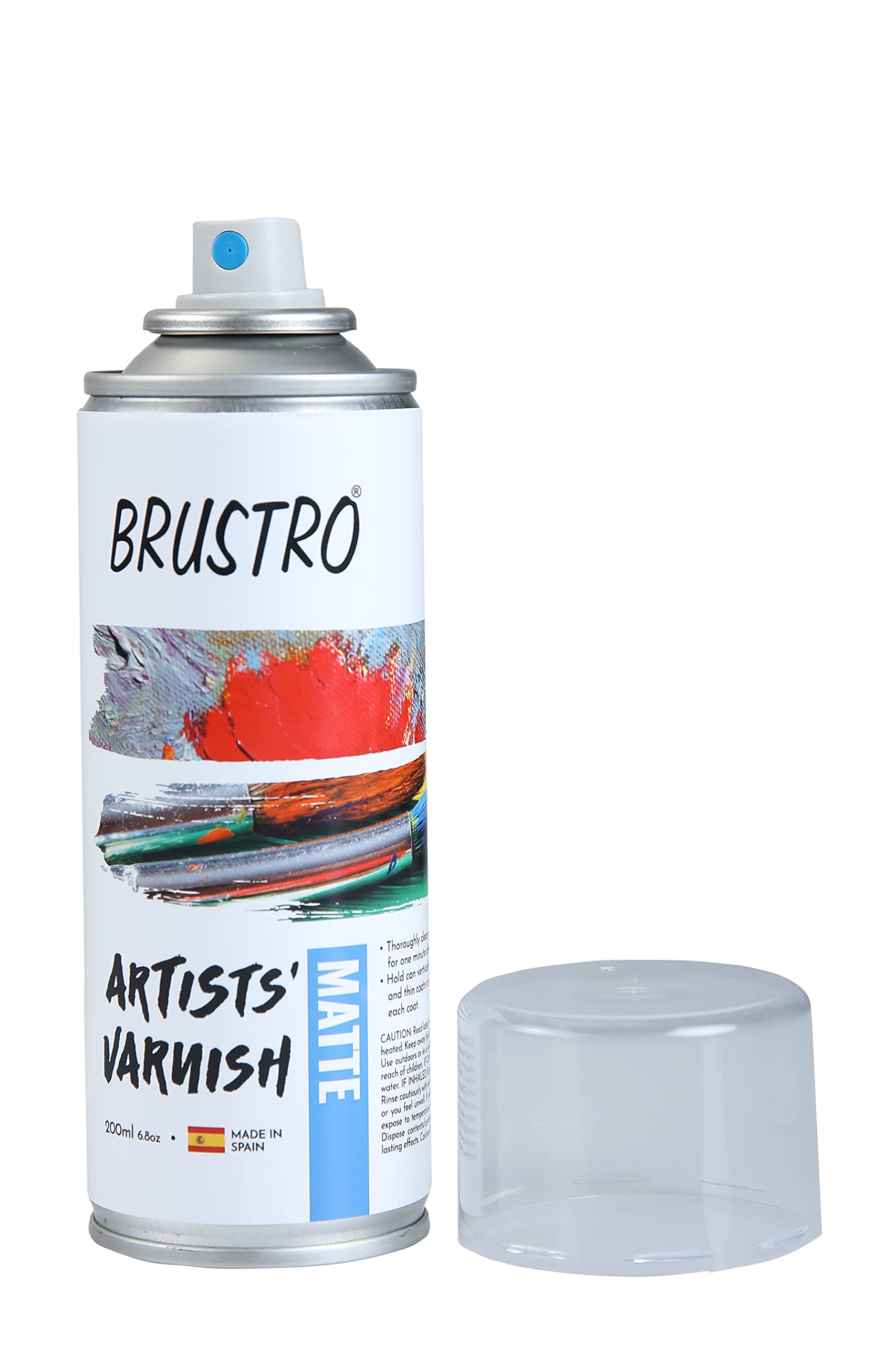 Brustro Artists Varnish Spray Can |200ml| Matte Finish |Perfect Coating on Acrylic Painting,Watercolours,Oil Paints,Non-Yellowing,Non Toxic,Transparent,Canvas,Paper, Artwork Protection. (B0B4P6RB46) Amazon Price History, Amazon Price Tracker