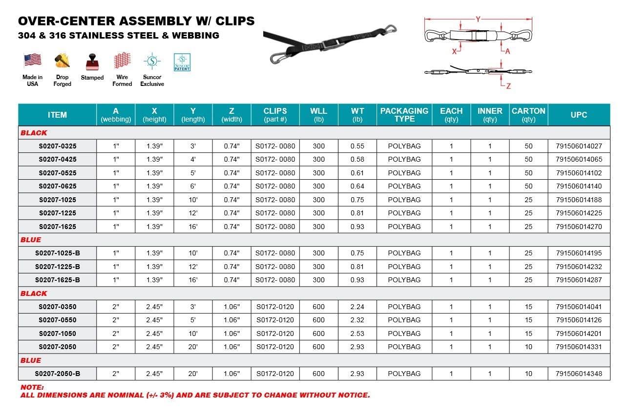 STAINLESS TIE DOWN WITH CLIP 1
